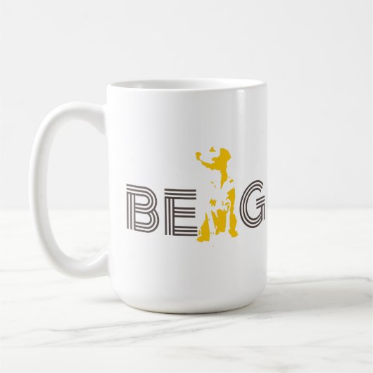 Be Golden (Golden Retriever) Koffiemok (Links)
