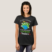 Be Good To Our Planet With 9th Grade Teacher Earth T-shirt (Voorkant volledig)