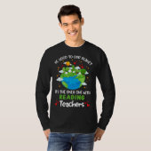 Be Good To Our Planet With Reading Teacher Earth D T-shirt (Voorkant volledig)