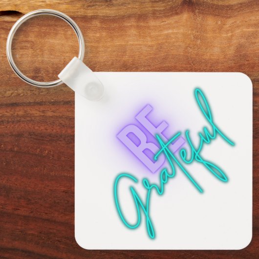 Be Grateful Mandala  Sleutelhanger (Voorkant)