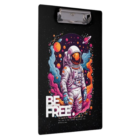 BE GRATIS Astronaut ontwerp Klembord (Rechts)
