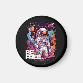 BE GRATIS Astronaut ontwerp Magneet