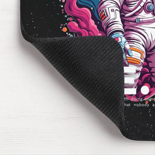 BE GRATIS Astronaut ontwerp Muismat (Hoek)