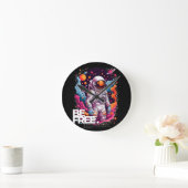BE GRATIS Astronaut ontwerp Ronde Klok (Huis)