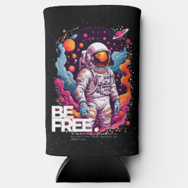 BE GRATIS Astronaut ontwerp Seltzer Blikjeskoeler