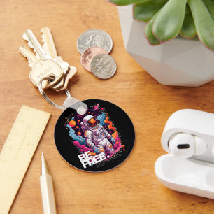BE GRATIS Astronaut ontwerp Sleutelhanger