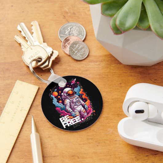 BE GRATIS Astronaut ontwerp Sleutelhanger (Bureau)