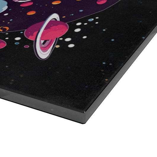 BE GRATIS Astronaut ontwerp Snijplank (Hoek)