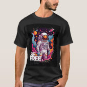 BE GRATIS Astronaut ontwerp T-shirt (Voorkant)