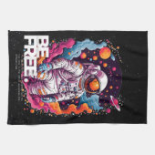 BE GRATIS Astronaut ontwerp Theedoek (Horizontaal)