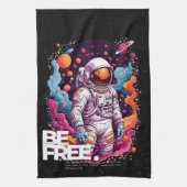 BE GRATIS Astronaut ontwerp Theedoek (Verticaal)
