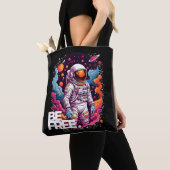BE GRATIS Astronaut ontwerp Tote Bag (Dichtbij)