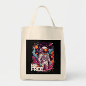 BE GRATIS Astronaut ontwerp Tote Bag (Voorkant)