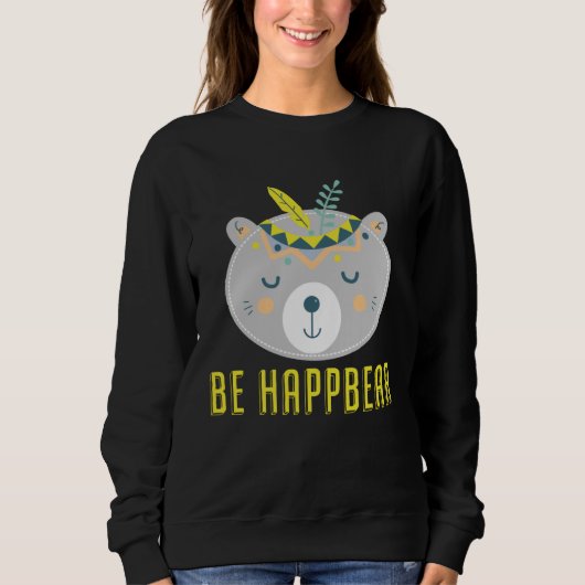 Be Happy Bear Trui (Voorkant)