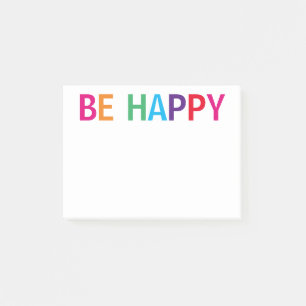 Be Happy Bright Veelkleurig 4 x 3 Post-it® Notes