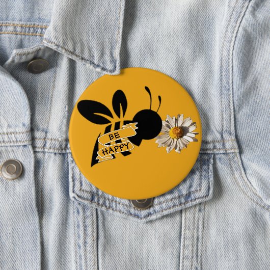 BE HAPPY Button (In situ)