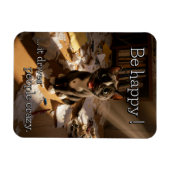 Be Happy Cat – Paper Mess Edition aangekondigd Magneet (Horizontaal)
