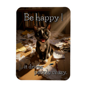 Be Happy Cat – Paper Mess Edition aangekondigd Magneet