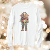 Be Happy Christmas Elf Mannen T-shirt