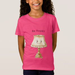 Be Happy Cute Smiling Lamp T-shirt
