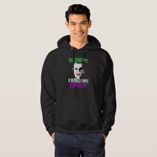 Be Happy Hoodie (Voorkant volledig)