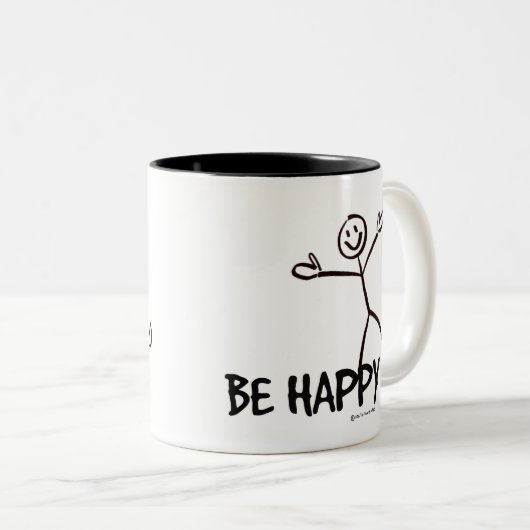 BE HAPPY MOK (Voorkant rechts)