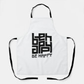 Be happy schort (Voorkant)