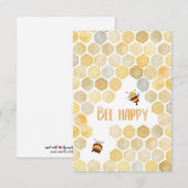 Be happy/sei glücklich (Voorkant / Achterkant)