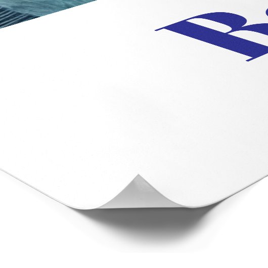 Be Happy! Smiling Sun in Garden. Poster (Hoek)