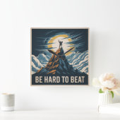 Be Hard To Beat Vierkante Klok (Huis)