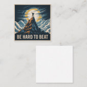 Be Hard To Beat Vierkante Visitekaartje (Voorkant / Achterkant)