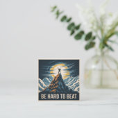 Be Hard To Beat Vierkante Visitekaartje (Staand voorkant)