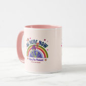 BE HERE NOW Beker VOOR CADEAU IEDEREEN Mok (Voorkant links)