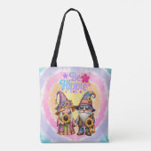 Be Hippie Gnomes Tote Bag (Achterkant)