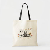 Be Honest Floral Tote Bag Pink Yellow Green Flower (Voorkant)