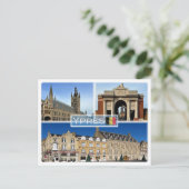 BE Ieper - Lakenhalle, in Flanders Fields Museum - Briefkaart (Staand voorkant)
