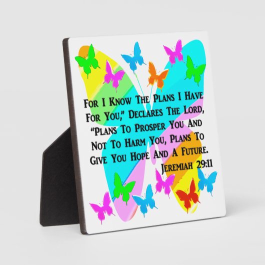 BE INSPIRED JEREMIAH 29:11 FOTOPLAAT (Voorkant)
