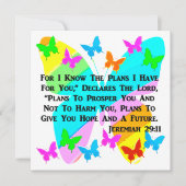 BE INSPIRED JEREMIAH 29:11 KAART (Voorkant)