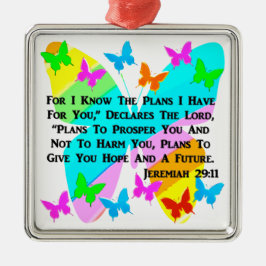 BE INSPIRED JEREMIAH 29:11 METALEN ORNAMENT
