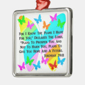 BE INSPIRED JEREMIAH 29:11 METALEN ORNAMENT (Links)