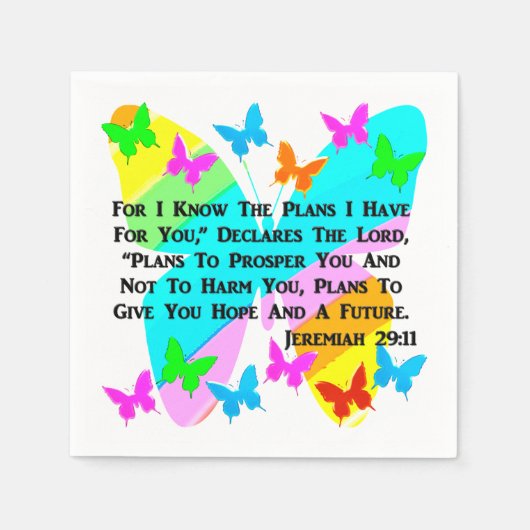 BE INSPIRED JEREMIAH 29:11 SERVET (Voorkant)