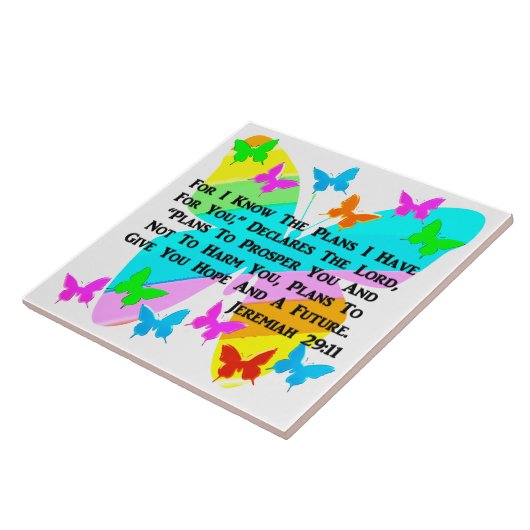 BE INSPIRED JEREMIAH 29:11 TEGELTJE (Zijkant)