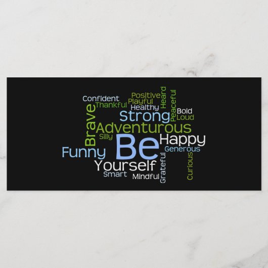 BE Inspirerend Word Cloud Bladwijzer (Achterkant)