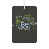 BE Inspirerend Word Cloud Luchtverfrisser (Achterkant)