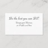 BE Inspirerend Word Cloud Visitekaartje (Achterkant)