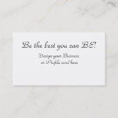 BE Inspirerend Word Cloud Visitekaartje (Achterkant)