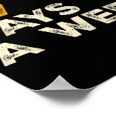 Be Kind 6 7 Days A Week  Poster (Hoek)