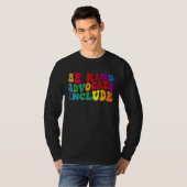 Be Kind Advocate Include Disability Awareness Sped T-shirt (Voorkant volledig)