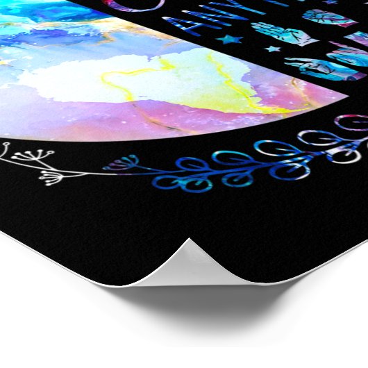 Be Kind Asl Alphabet American Sign Language Deaf A Poster (Hoek)