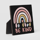 Be Kind ASL III - Amerikaanse Gebarentaal Fotoplaat (Voorkant)
